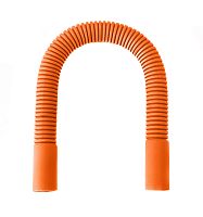 Поворот гибкий гофрированный универсальный оранжевый d20 мм (35шт/280шт уп/кор) Промрукав | код PR13.1227 | ПРОМРУКАВ