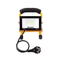 Прожектор-переноска REXANT СДО-EXPERT 30 Вт 2400 Лм 6500 K со шнуром 0,5 метра и евровилкой | код 605-021 | REXANT