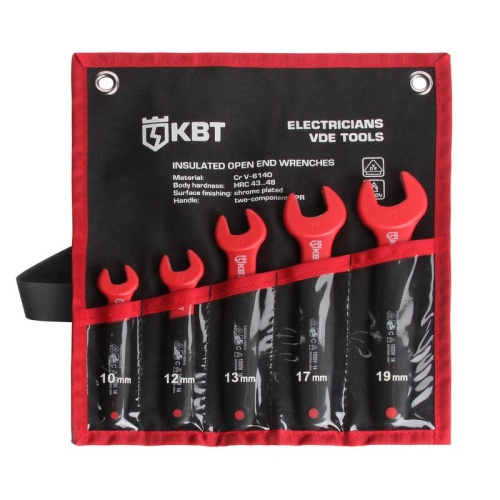 Набор изолированных однорожковых ключей 5шт. НИИ-06 (КВТ) | код 61253 | КВТ