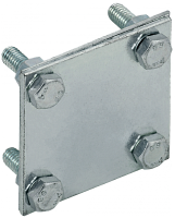 Заж. крес. пол.-пол. 30мм оц. сталь HDZ IEK | код ZCC63-14-1-30 | IEK