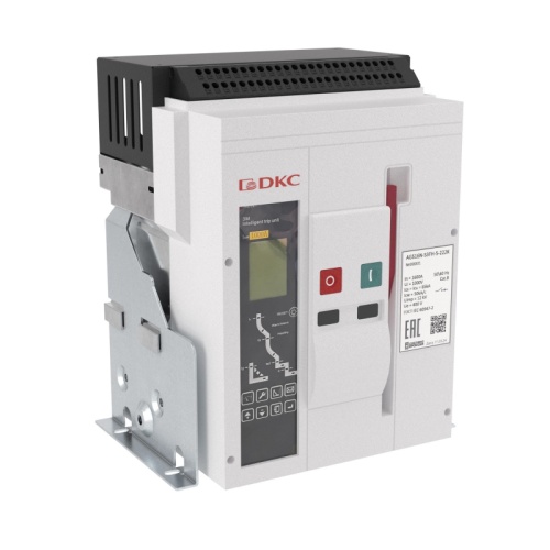 Воздушный автоматический выключатель YON AGS10N 3Р 1000 А 65 кА, расцепитель 3H, фиксированный, горизонтальное подключение | код AGS10N-S3FH-6-000K | DKC