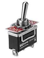 Переключатель-тумблер KN3C-123AAH 1P 250В AC/DC 15А (3c) ON-OFF-ON без фиксации TDM | код SQ0747-0277 | TDM