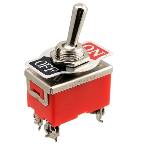 Тумблер двухпозиционный однополюсный RUICHI E-TEN 1221, 54.6х19.5х33 мм, OFF-ON, DPST, 5 А, 250 В, 20 мОм, 4 контакта, клеммы под винт | код 108182 | Ruichi Тумблер двухпозиционный однополюсный RUICHI E-TEN 1221, 54.6х19.5х33 мм, OFF-ON, DPST, 5 А, 250 В, 20 мОм, 4 контакта, клеммы под винт | код 108182 | Ruichi