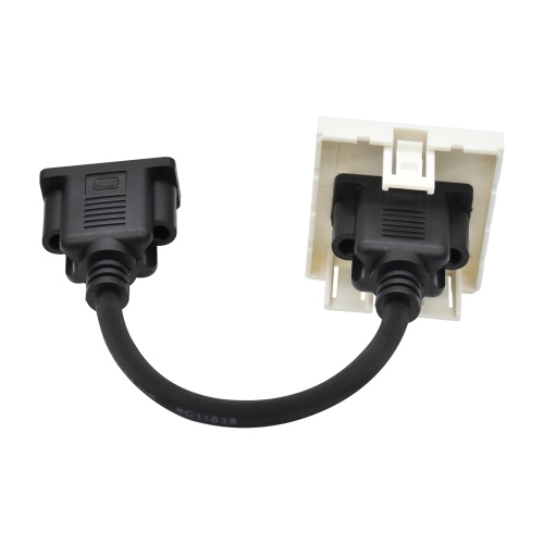 PRIMER РКМ-10-20-П Розетка VGA M/M (1 мод.) бел. IEK | код PR-KK40D-RV-0-1-K01 | IEK фото 3