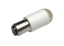 Светодиодная лампа СКЛ-2Б-ЛМ-2-12, зеленая, матовая, 12В 50Гц/пост., цоколь B15d/19, УХЛ2.1 | код A8021-79688400 | Каскад-Электро