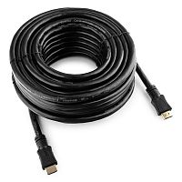 Кабель HDMI Cablexpert CC-HDMI4-15M, 15м, v2.0, 19M/19M, черный, позол.разъемы, экран, пакет | код CC-HDMI4-15M | Cablexpert