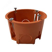 Подрозетник для полых стен (68х45, IP 20), оранжевый, негорючий, ПВ-0 | код С3Е3 Нг Евро | GUSI ELECTRIC