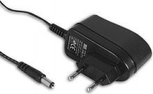 Адаптер AC-DC, 6Вт, вход 90...264B AC 47...63 Гц, 127...370B DC, выход 9B/0.66A, изоляция 3000B AC, 32x66x42.5мм, 0...+40С, евровилка, выходной разъем 11, диам. 5.5х2.1мм | код GS06E-2P1J | MeanWell