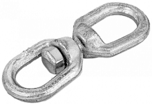 Вертлюг петля-петля D8, оцинкованная сталь | код CM633008 | DKC