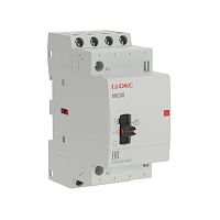 Контактор модульный YON max типа MCМ с ручным управлением, 4P, 25A, 240В, 4НО | код MCM-25-40-A240 | DKC