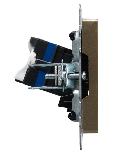 BRITE Роз. комп. RJ45 кат.6 РК11-БрШ шамп. IEK | код BR-K10-2-K37 | IEK фото 3 BRITE Роз. комп. RJ45 кат.6 РК11-БрШ шамп. IEK | код BR-K10-2-K37 | IEK фото 3