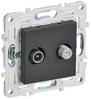 SKANDY Роз. двойная TV+SAT SK-A13T титан IEK | код SK-AF20-O-K48 | IEK