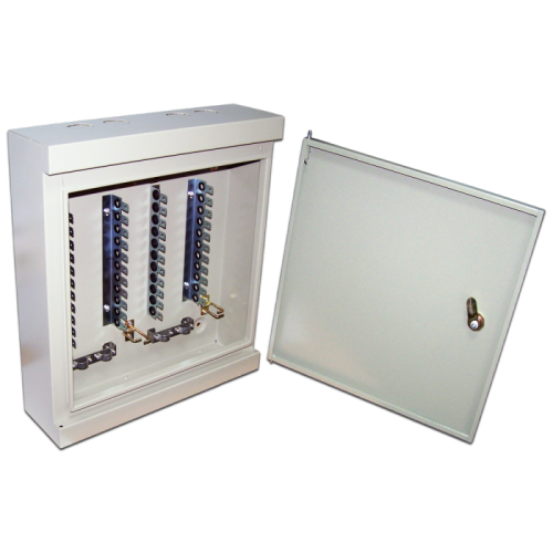 Настенный распределительный бокс, 60 плинтов, 600 пар, металл, с замком | код TWT-DB10-60P/KM | TWT Настенный распределительный бокс, 60 плинтов, 600 пар, металл, с замком | код TWT-DB10-60P/KM | TWT