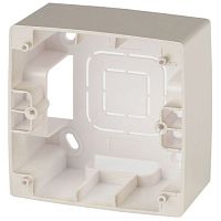 Коробка накладного монтажа 1 пост, Эра12, шампань (20/200/1600) 12-6101-04 | код Б0043163 | ЭРА