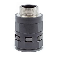Муфта труба-коробка с металлической резьбой DN 12 мм, М20х1,5, полиамид, цвет черный | код PAS12M20N | DKC
