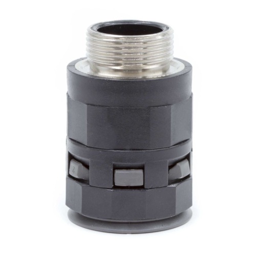 Муфта труба-коробка с металлической резьбой DN 12 мм, М20х1,5, полиамид, цвет черный | код PAS12M20N | DKC Муфта труба-коробка с металлической резьбой DN 12 мм, М20х1,5, полиамид, цвет черный | код PAS12M20N | DKC
