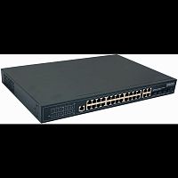 Управляемый L2 PoE коммутатор Gigabit Ethernet на 24 RJ45 PoE | код SW-8244/L(400W) | OSNOVO