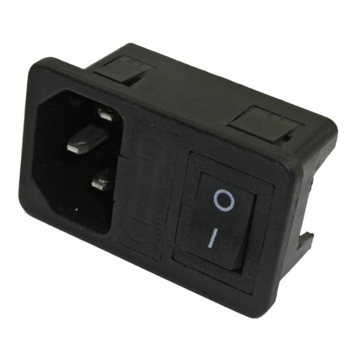 Разъём питания RUICHI AC-013, с выключателем | код 71687 | Ruichi Разъём питания RUICHI AC-013, с выключателем | код 71687 | Ruichi