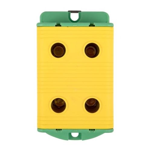 Клемма силовая вводная двойная КСВ 35-150 желто-зеленая PROxima | код kvs2-35-150-y-green | EKF фото 5