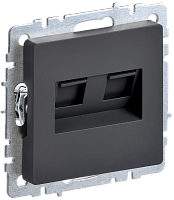 BRITE Роз. комп. 2-ая RJ45 кат.6 РК11-2-БрГ граф. IEK | код BR-K20-2-K53 | IEK