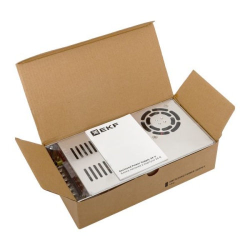 Блок питания на монтажную панель 500 Вт, 220 В AC /24В DC | код MPS-500W-24 | EKF