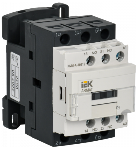 ARMAT Контактор КМИ-А-10912 LC1D 9А 48В/АС3 1НО/1НЗ IEK | код AR-ACC-11-009-048-11 | IEK