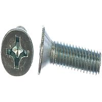 Винт DIN 965 М6х20 потайная голова класс прочности 4.8 покрытие цинк | код DIN965-М6х20 | Крепдил