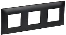 SKANDY Рамка 3-местная SK-F03Bl черный IEKновинка | код SK-M32-K02 | IEK