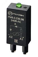 Модуль индикации и защиты, LED + Варистор, 240В AC/DC | код PM8023098 | Релеон