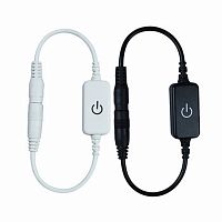 Сенсорный диммер/выключатель с коннектором 5,5х2,1 мм | код 143-107-1 | LAMPER