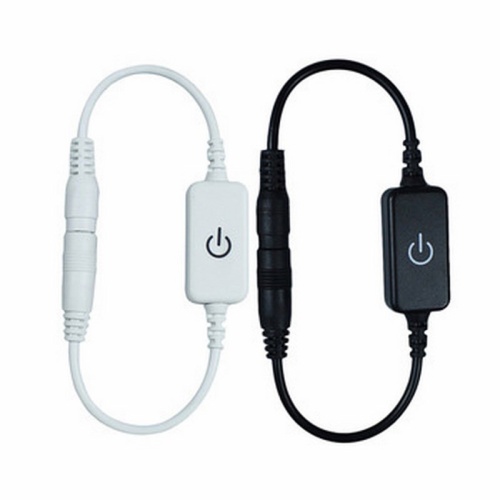 Сенсорный диммер/выключатель с коннектором 5,5х2,1 мм | код 143-107-1 | LAMPER