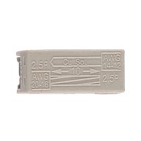 Клеммы монтажные для подключения светильников PTC-2P 224-101 400V 24A 0,5-2,5 mm2 / 100 шт. | код 5051294 | JazzWay