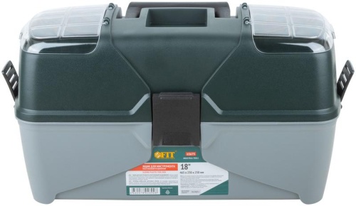 Ящик для инструмента раздвижной пластиковый с 3-мя кантилеверами отделениями 18дюйм ( 465х230х250мм ) FIT 65675 фото 3 Ящик для инструмента раздвижной пластиковый с 3-мя кантилеверами отделениями 18дюйм ( 465х230х250мм ) FIT 65675 фото 3