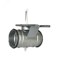 Клапан воздушный с площадкой под привод для круглых каналов КВ 200 мм | код 4687203804541 | VentART