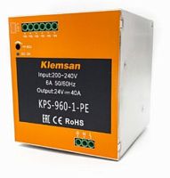 Источник питания, KPS-960-PE, 1 Ph 24V 40A PE | код 0.0.0.6.18062 | KLEMSAN