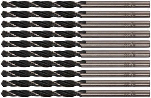Сверла по металлу HSS черненые 3.5x70 мм (10 шт) | код 33535 | FIT фото 5