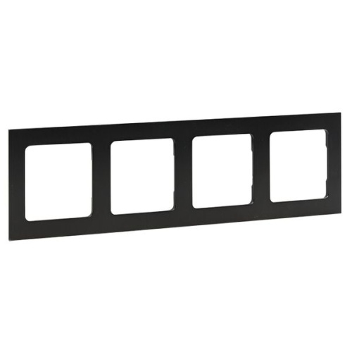 Стокгольм Рамка 4-местная металлическая черная PROxima | код EZM-G-305-10 | EKF фото 5