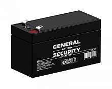 GSL1.2-12 Аккумуляторная батарея систем охраны и пожарной безопасности, напряжение: 12В, ёмкость: 1,2Ач, клеммы типа: F1, Размеры ДШВ: 97х43х59мм, вес: 0,3кг. Срок службы: до 8 лет. | код GSL1.2-12 | GENERAL SECURITY