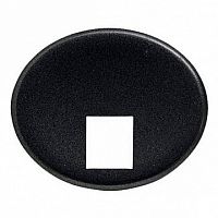 Накладка для телекоммуникационных розеток типа 8117... и/или 8118..., серия TACTO, цвет антрацит | код 5517.1 AN | ABB