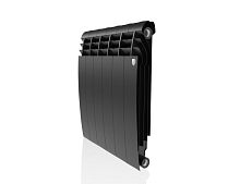 Радиатор биметаллический черный BiLiner 500 new Noir Sable - 6 секц (RTBNS50006) | код НС-1176312 | Royal Thermo
