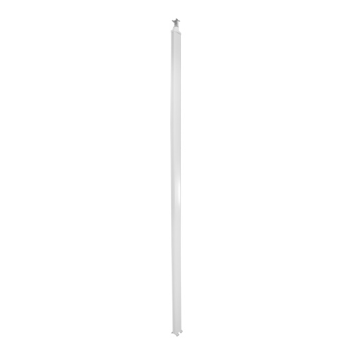 Универсальная колонна алюминиевая с крышкой из алюминия 1 секция, высота 4,02 метра, с возможностью увеличения высоты до 5,3 метра, цвет белый | код 653113 |  Legrand