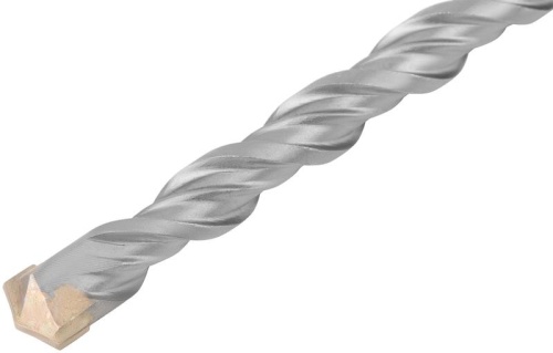 Бур по бетону SDS PLUS профи W-образная вставка двойная спираль 16х600мм FIT 32854 фото 5