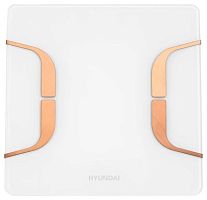 Весы напольные электронные Hyundai H-BS03871 макс.180кг белый | код 1435307 | HYUNDAI