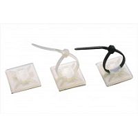 541 280SE, Самокл. основание (28мм) для стяжек шир. до 5,5 мм, (черный), YK2 , KLEMSAN | код 0.0.0.5.41280SE | KLEMSAN