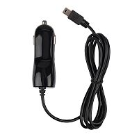 Автозарядка в прикуриватель microUSB (АЗУ) (5 V, 1000 mA) шнур спираль 1.2 м черная REXANT | код 16-0250 | REXANT