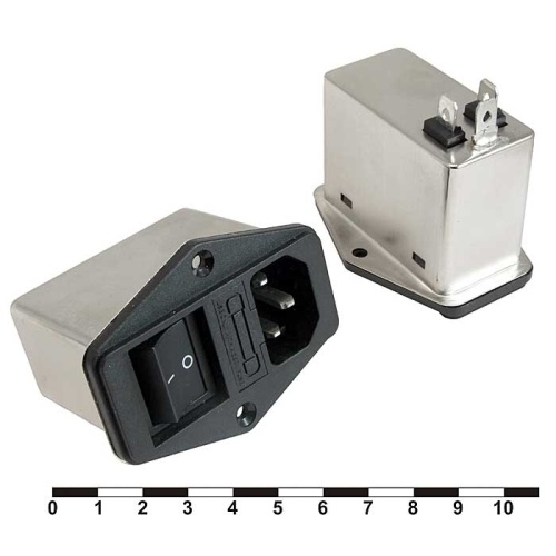 Сетевой фильтр RUICHI DL-1DZ2KR 1A. 250V, 2,2 нФ | код 85027 | Ruichi