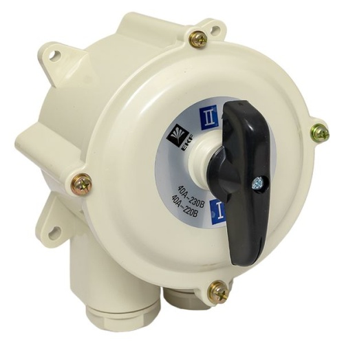 Пакетный переключатель ПП 2-40/Н2 М2 пл, IP56 PROxima | код pp-2-40-4 | EKF фото 2