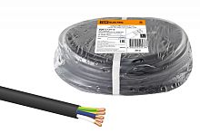 Кабель ВВГнг(А)-LS 5х1,5 ок(N, PE)-0,66 ГОСТ (на катушке 50м) TDM | код SQ0117-0466 | РЭМЗ ТМ