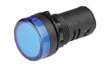 Лампа сигнальная компактная ф22 LED 230В синяя IP44 | код LS3-22D/B220 | ELVERT