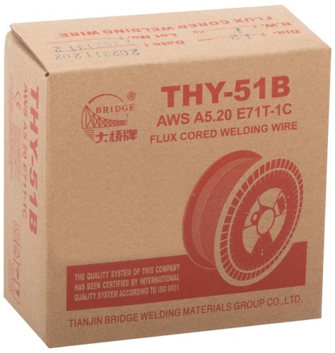Проволока сварочная флюсовая THY-51B 1,2 мм (катушка 1 кг) | код 81766 | FIT фото 3